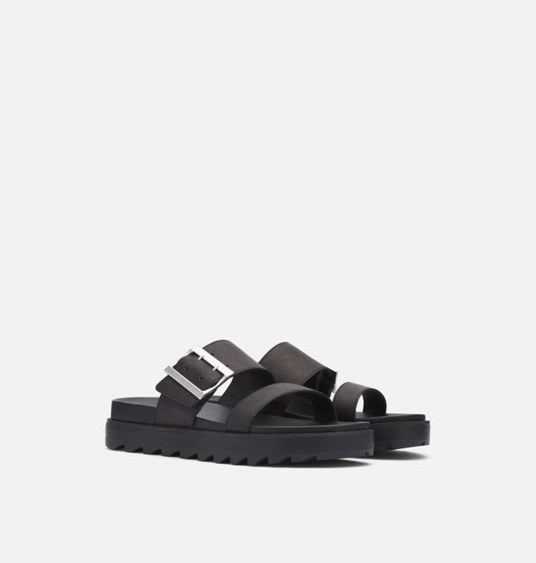 Sorel Roaming™ Buckle - Womens Slides Black - 187206RGJ